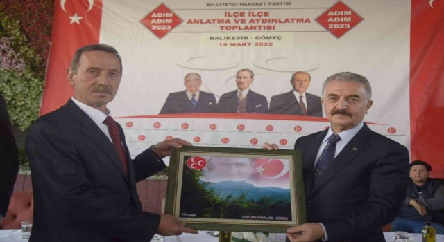 MHPli Büyükataman ve MYK üyeleri Gömeçte