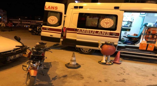 Motokuryenin yaralandığı kazada kamyonet sürücüsü kaçtı
