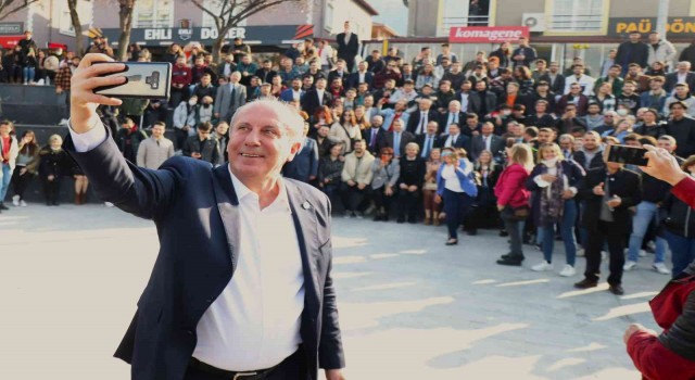 Muharrem İnce, Denizlide esnaf ve öğrencilerle bir araya geldi