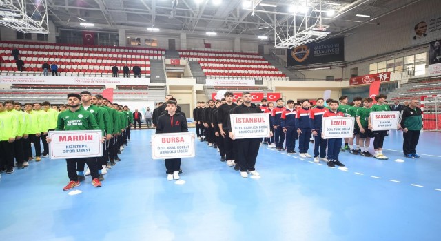 Okul Sporları Gençler Türkiye Hentbol Şampiyonası Kastamonuda başladı