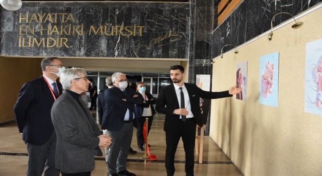 OMÜ Tıp Fakültesinde Kişisel Medikal İllüstrasyon Sergisi
