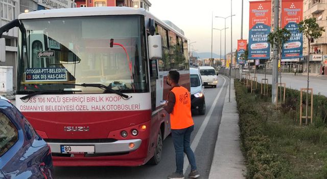 Osmaniye'de Toplu taşıma ücretlerine  yılın ikinci zammı yapıldı