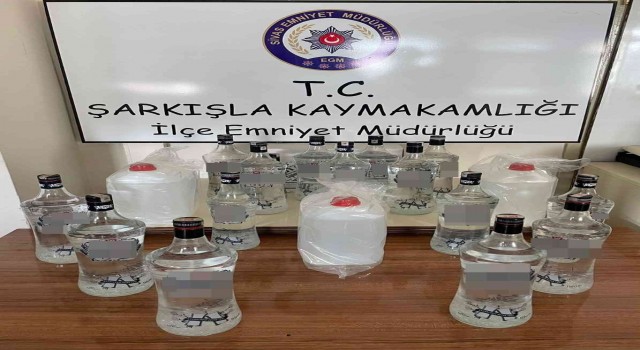 Polisin gözünden kaçmadı, sahte alkol üreten kişi yakalandı