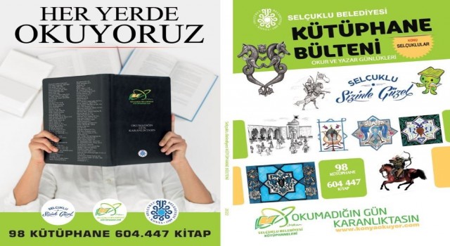 Selçuklu Belediyesinden kütüphaneler haftasına özel bülten