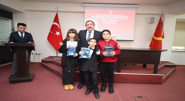 Şerife Bacının Torunları Çanakkaleyi anlatıyor yarışmasında ödüller sahiplerini buldu