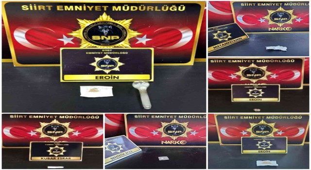 Siirtte uyuşturucu operasyonu:11 gözaltı