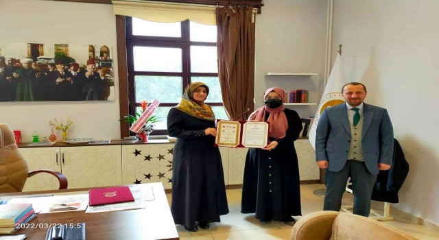 Simavda hafız öğrencilere belgeleri teslim edildi