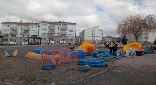 Sincanda oyun parkları yenileniyor