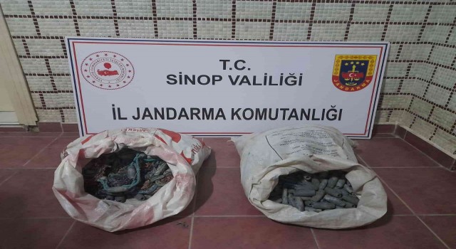 Sinopta 100 bin lira değerinde ağ kurşunları çalındı