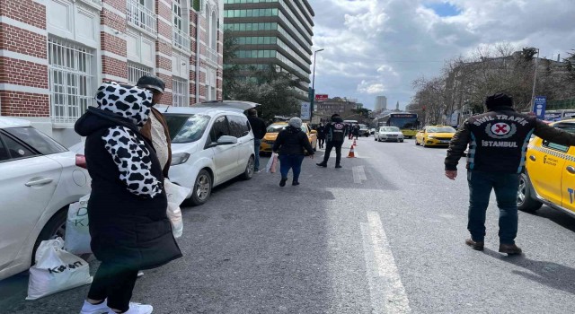 Şişlide turistleri almayan taksici yakalanınca polise isyan etti
