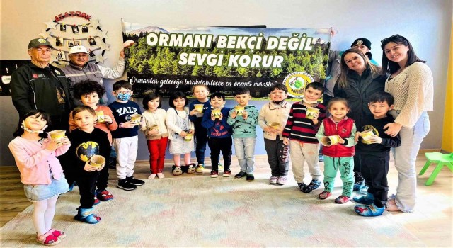 Tavşanlıda minik yüreklere orman sevgisi aşılanıyor