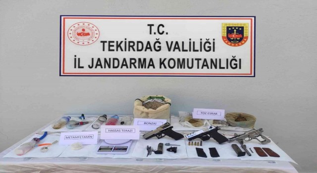 Tekirdağda 2 kilo uyuşturucu ele geçirildi