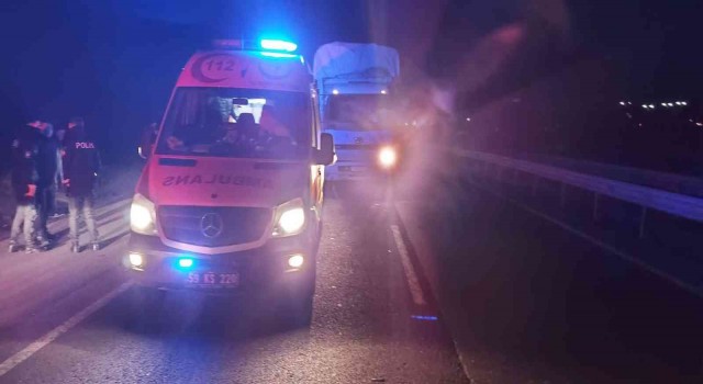 Tekirdağda trafik kazası: 1 ölü