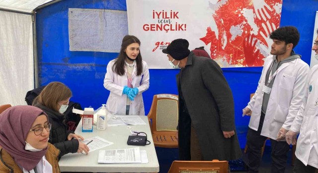 Tıp öğrencileri Niğdede sağlık taraması yaptı