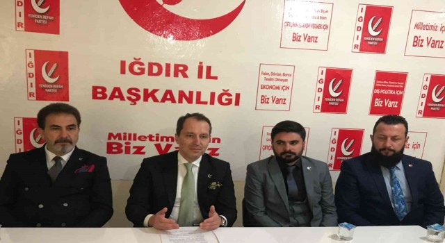 Yeniden Refah Partisi Genel Başkanı Fatih Erbakan Iğdırda
