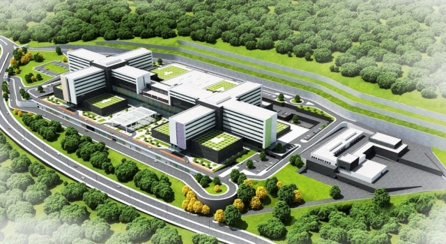 1 milyarı aşkın bedelli Samsun Şehir Hastanesinin yüzde 23ü tamamlandı