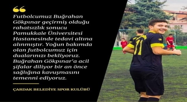 26 yaşındaki amatör futbolcu maçtan sonra kalp krizi geçirdi