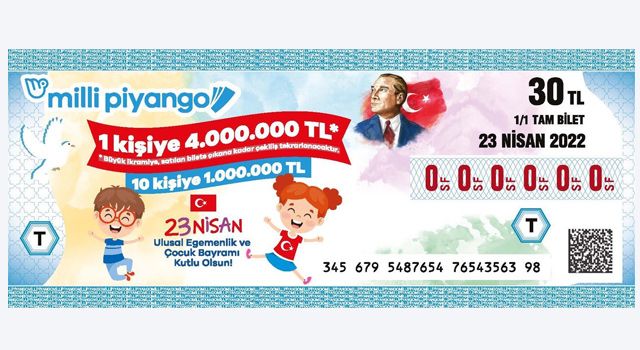 4 milyon TL’lik büyük ikramiye tam bilete çıktı