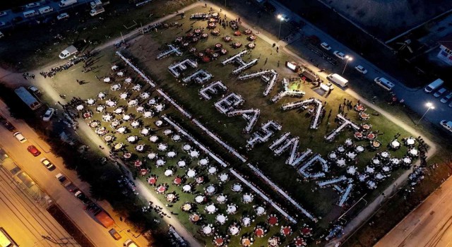 5 bin 500 vatandaş aynı sofrada buluştu