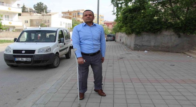 52 yaşındaki engelli vatandaş Batmanda iptal edilen raporunu Diyarbakırda aldı
