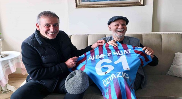 Abdullah Avcı, Ahmet Suat Özyazıcıyı ziyaret etti