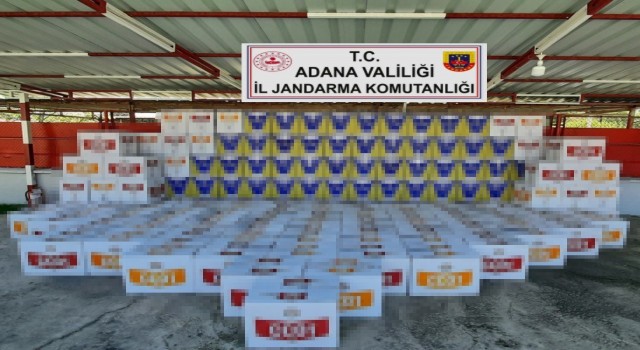 Adanada 2 milyon 800 bin makaron ele geçirildi
