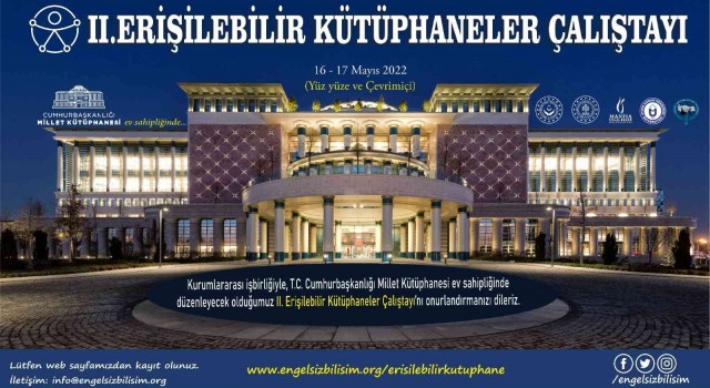 ADÜnün de iş birliğinde düzenlenen 2. Erişilebilir Kütüphaneler Çalıştayı Mayıs ayında gerçekleştirilecek