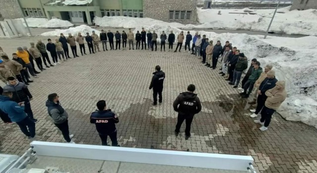 AFADdan jandarmaya kurtarma eğitimi