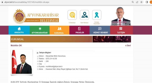 Afyonkarahisar Belediyesi görevlisi tutuklandı