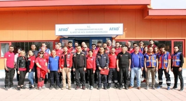 Afyonkarahisarda KBRN eğitimi ve tatbikatı
