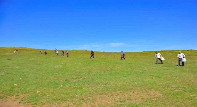 Akkuşta meralara gübre