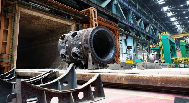 Akkuyu NGSnin reaktör üstyarı kabı Atommash tarafından üretildi