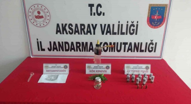 Aksaray jandarmadan uyuşturucu operasyonu