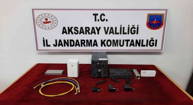 Aksarayda inşaattan hırsızlık yapan 2 şüpheli yakalandı