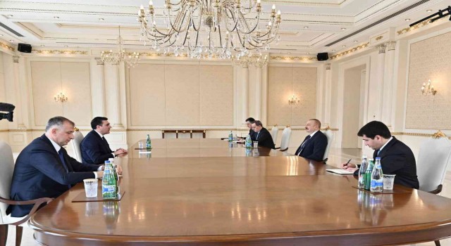 Aliyev, Gürcistan Dışişleri Bakanı Darçiaşviliyi kabul etti