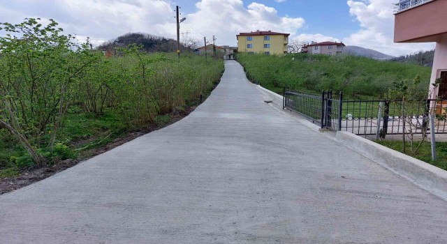 Altınorduda 29 mahalle beton yol konforu ile buluşturuldu