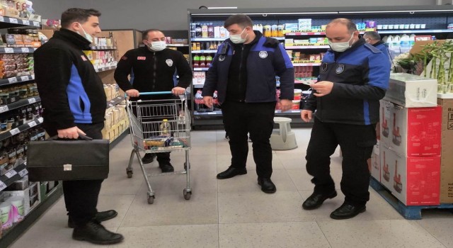 Altınovada marketler mercek altında
