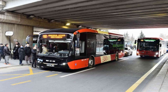 Ankara Büyükşehirin elektrikli otobüsleri tam not aldı