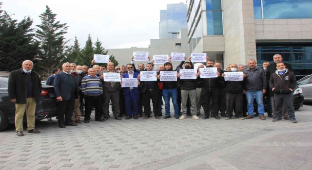 Ankarada özel halk otobüsü şoförlerinden sübvansiyon talebi