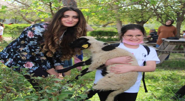 Antalyada çocuklar tarımı ve hayvancılığı uygulamalı öğrendi