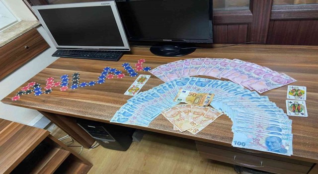 Antalyada işyerine kumar baskını