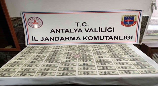 Antalyada sahte dolar operasyonu: 2 gözaltı