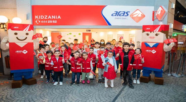 Aras Kargo KidZania Şubesi, 23 Nisan etkinliğinde çocuklara ev sahipliği yaptı