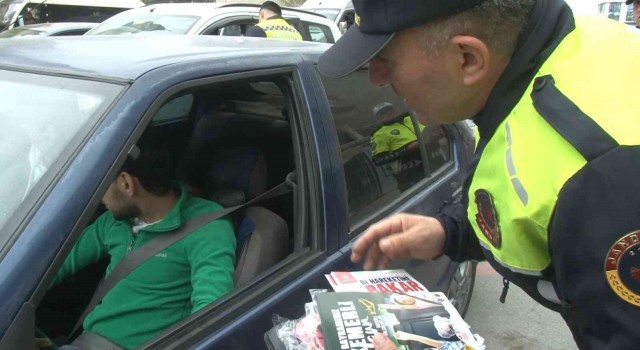 Arnavutköyde bayram tedbirleri çerçevesinde emniyet kemeri denetimi