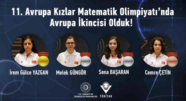 Avrupa Kızlar Matematik Olimpiyatında tarihi başarı