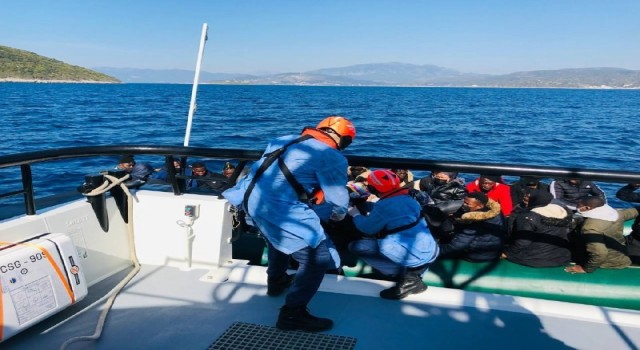 Aydında 67 düzensiz göçmen kurtarıldı