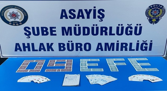 Aydında kıraathaneye kumar baskını