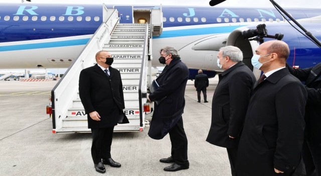 Azerbaycan Cumhurbaşkanı Aliyev, Brükselde