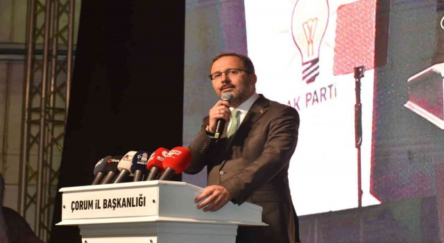 Bakan Kasapoğlu: “Hep birlikte çalışarak, durmadan, yorulmadan, hiçbir nifakı aramıza sokmadan hedeflerimizi birer birer gerçekleştireceğiz”