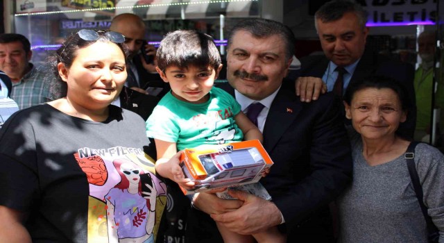 Bakan Kocaya Aydında yoğun ilgi